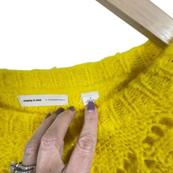 Anthropologie Bright Lights Pullover Sweater By Sleeping On Snow New Size S - Picture 5 of 11